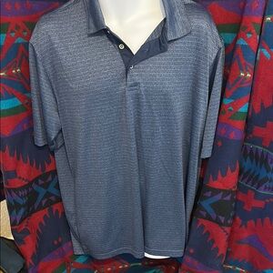 Men's Bolle Blue Golf Polo Shirt Sz XXL